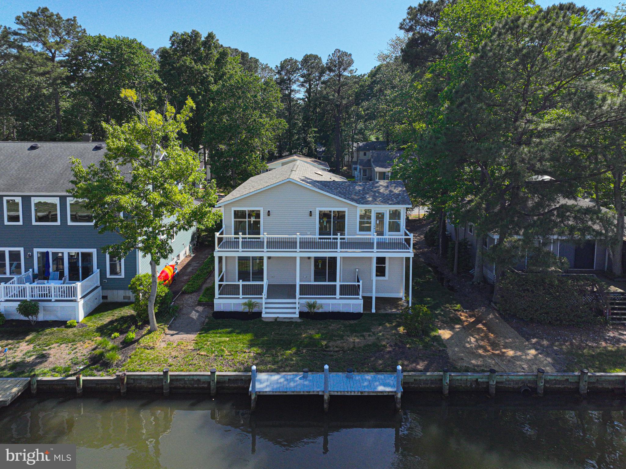 8 Grand Port Road Ocean Pines, MD 21811 - Photo 15 of 18 an aerial view of a house with a lake view