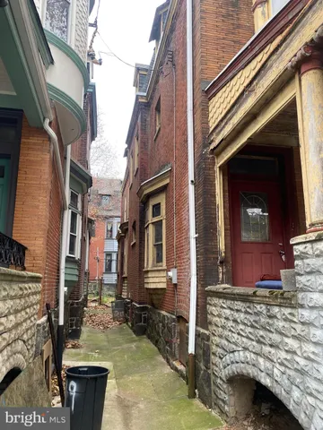 a view of front door of house