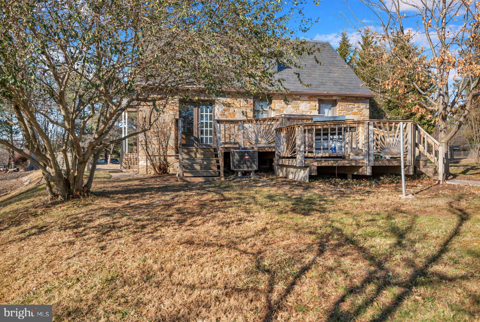 5701 Old Court Road Baltimore, MD 21244 - Photo 45 of 52 Rear Exterior with Deck and Yard