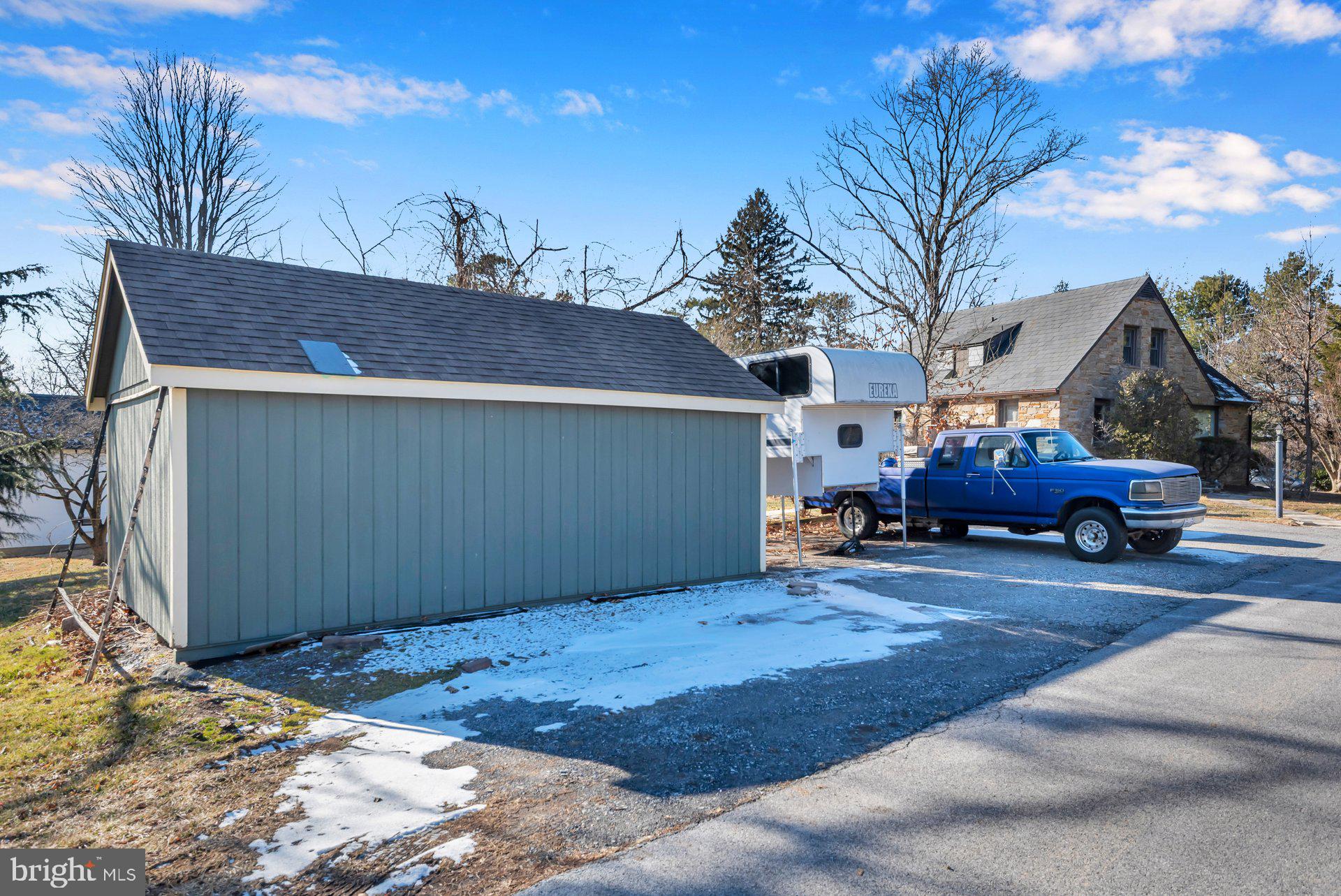 5701 Old Court Road Baltimore, MD 21244 - Photo 48 of 52 Rear Parking Pads with Storage Shed