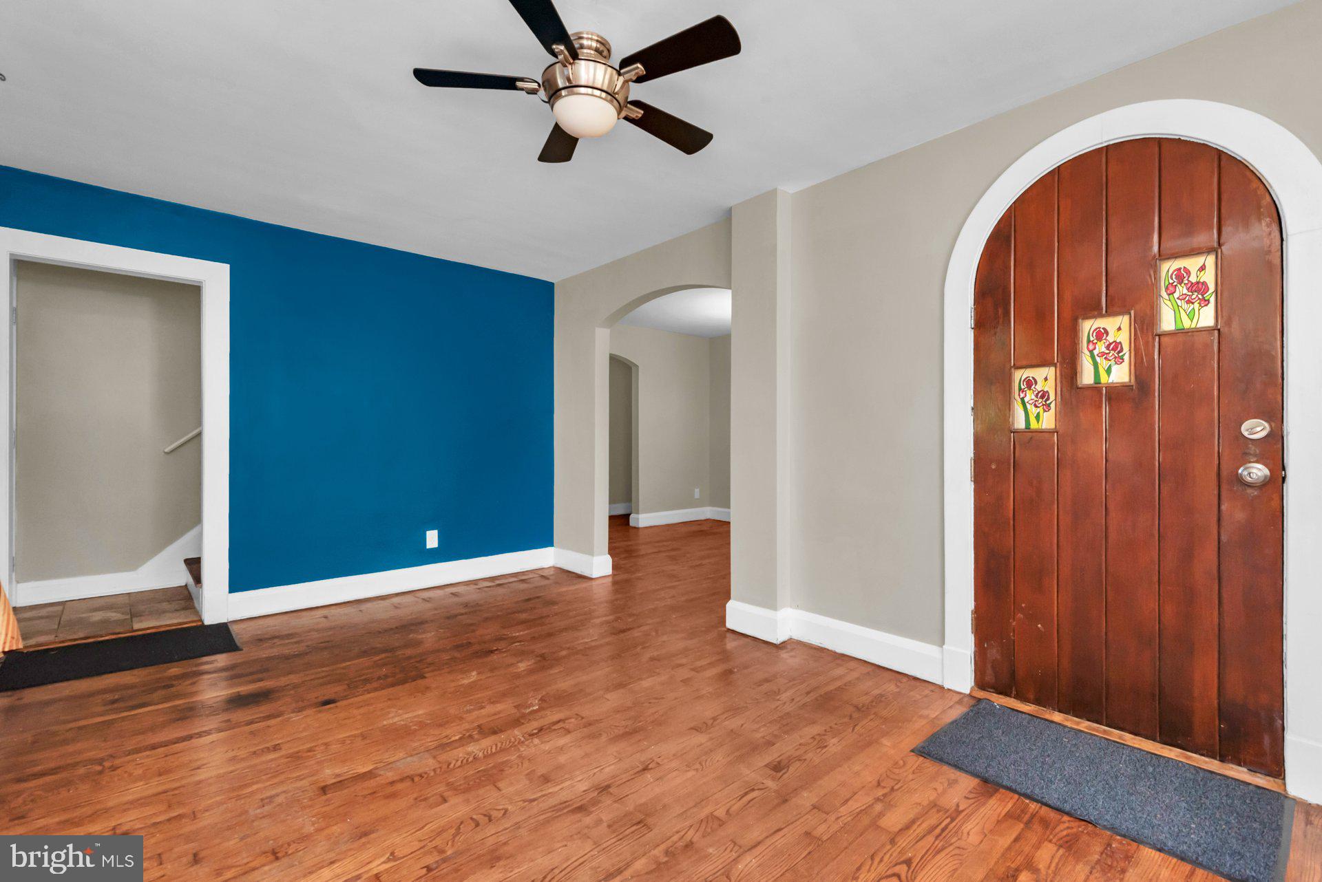 5701 Old Court Road Baltimore, MD 21244 - Photo 5 of 52 Spacious Living Room with Hardwood Floors
