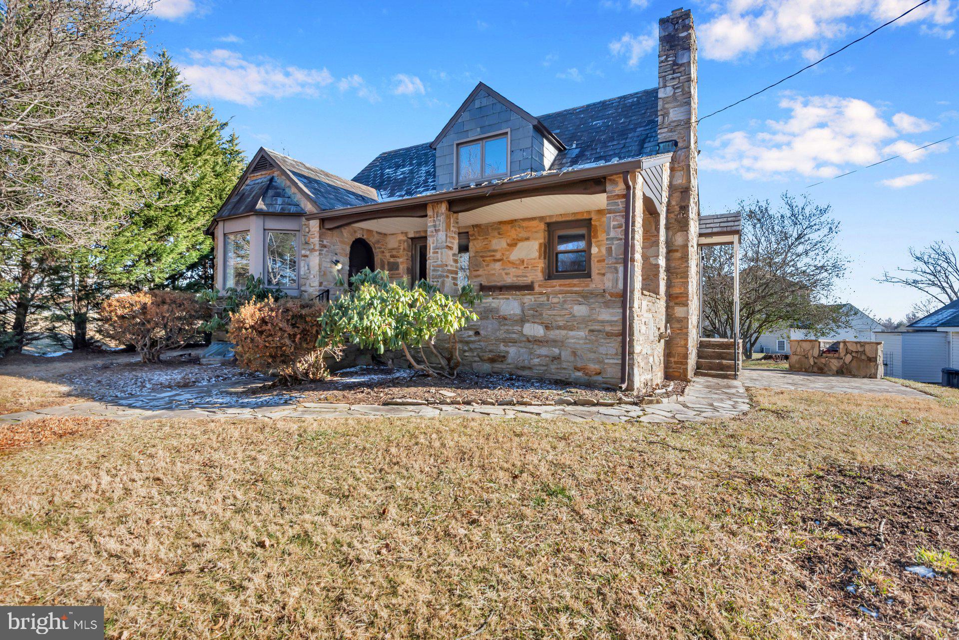 5701 Old Court Road Baltimore, MD 21244 - Photo 52 of 52 Front Corner View Showing Stone Exterior