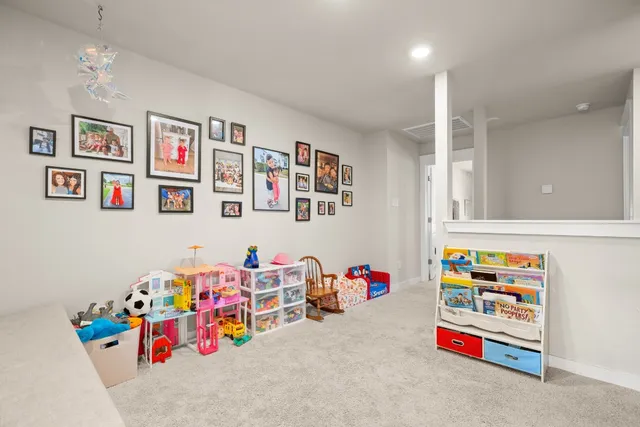 a play room with toys and toys