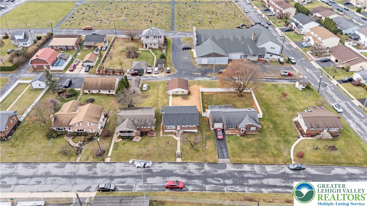 148 North 8th Street Coplay, PA 18037 - Photo 12 of 45 an aerial view of a houses with yard