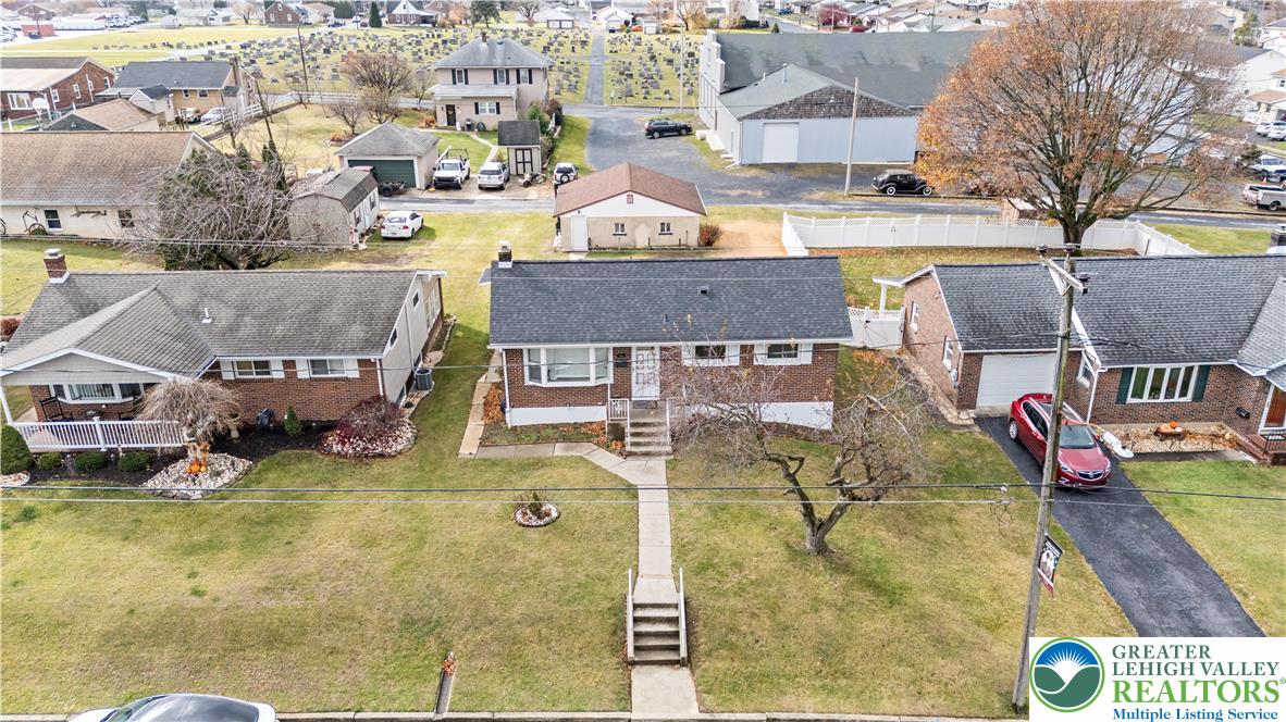148 North 8th Street Coplay, PA 18037 - Photo 4 of 45 an aerial view of a house with swimming pool