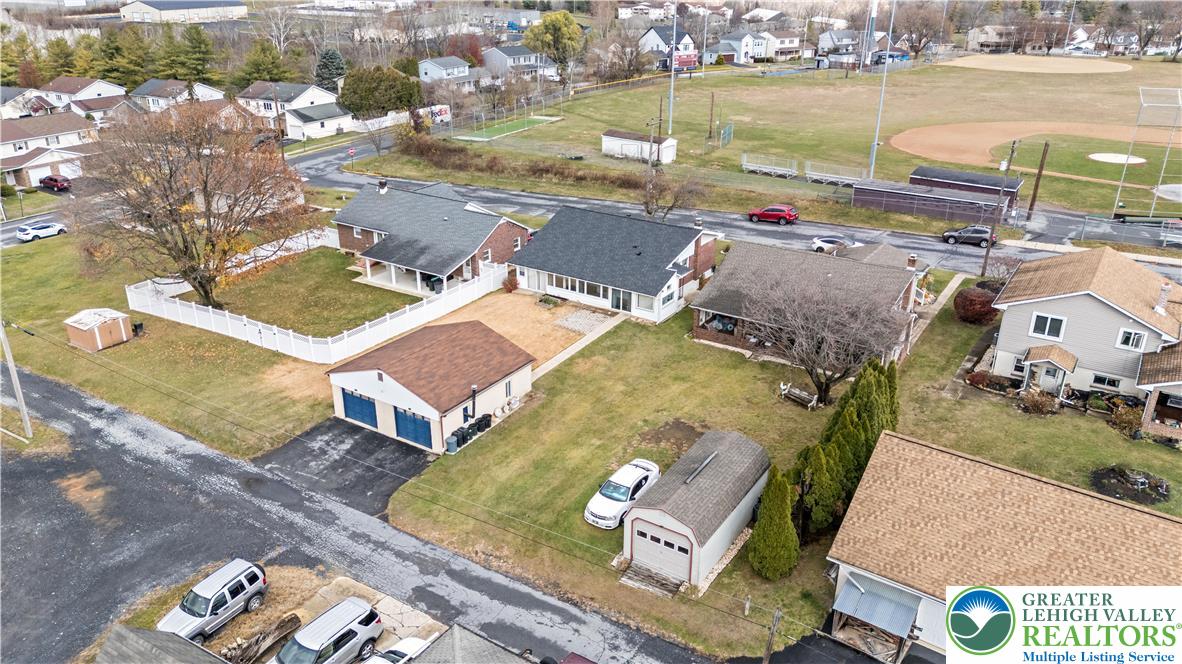 148 North 8th Street Coplay, PA 18037 - Photo 8 of 45 an aerial view of residential houses with outdoor space