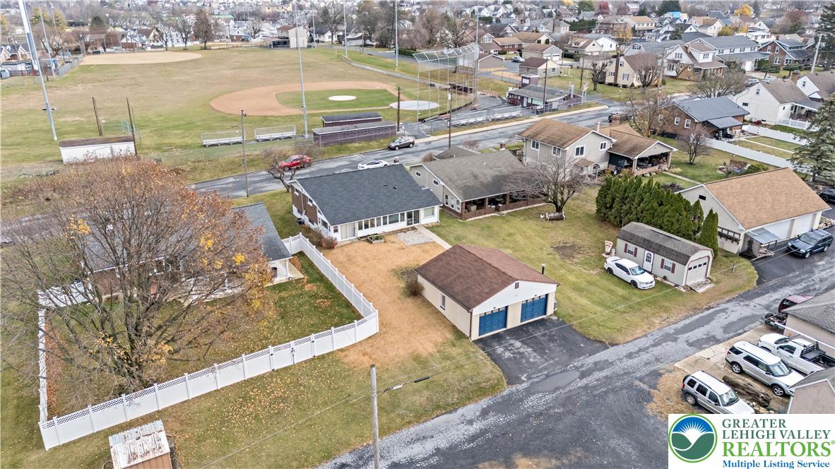148 North 8th Street Coplay, PA 18037 - Photo 9 of 45 an aerial view of residential houses with outdoor space