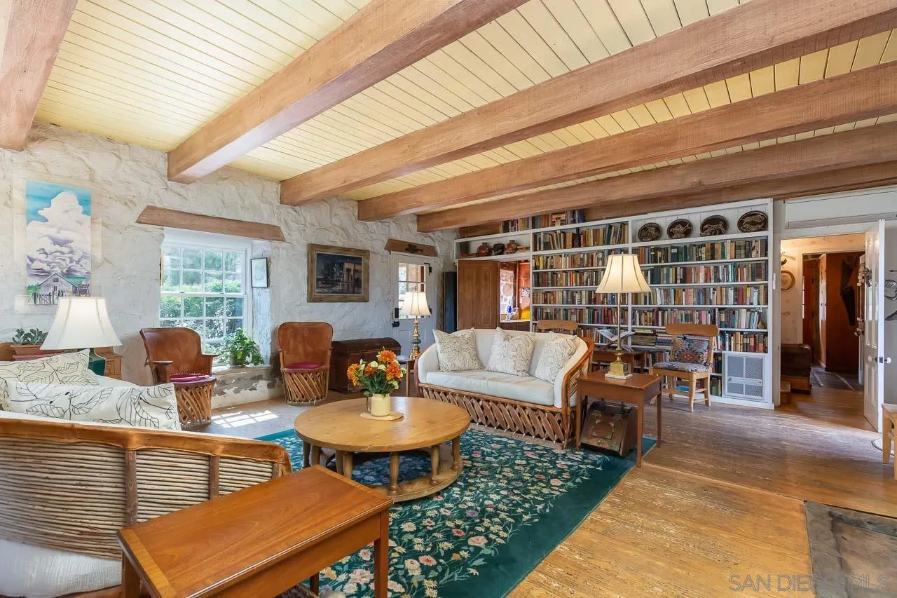3754 Pine Hills Road Julian, CA 92036 - Photo 9 of 39 a living room with furniture and wooden floor
