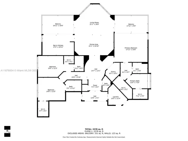 $2,500,000 | 19111 Collins Avenue, Unit 2101, Sunny Isles Beach, FL 33160