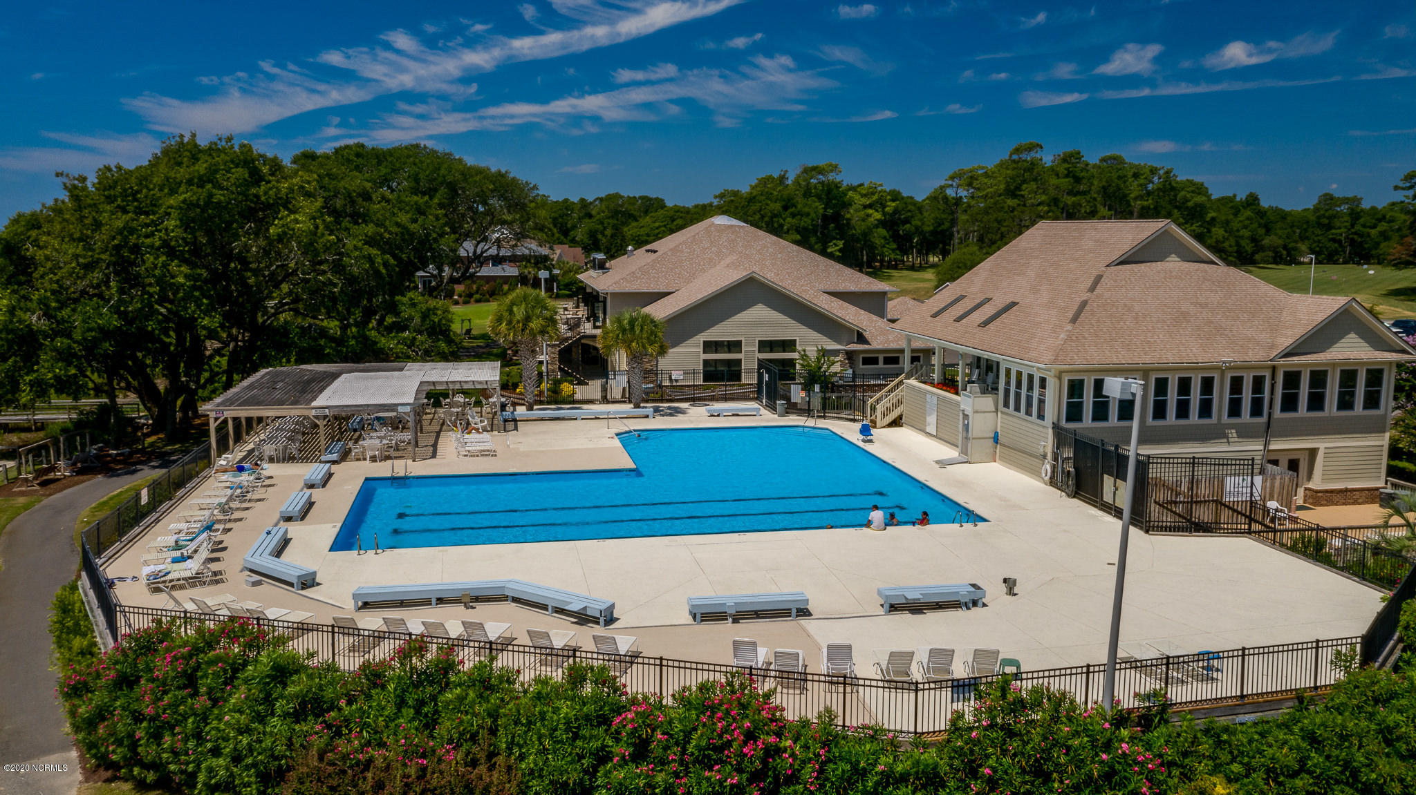 115 Genoe's Point Road Southwest Supply, NC 28462 - Photo 15 of 73 Pool, pool house and Clubhouse
