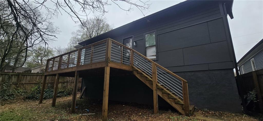 762 Cooper Street Southwest Atlanta, GA 30315 - Photo 41 of 43 a view of a house with a deck