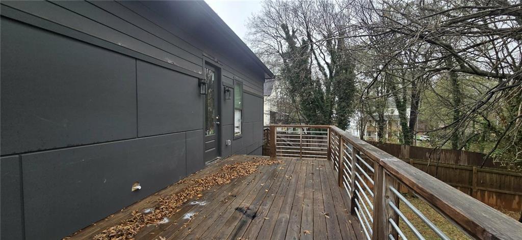 762 Cooper Street Southwest Atlanta, GA 30315 - Photo 43 of 43 a view of balcony and wooden floor