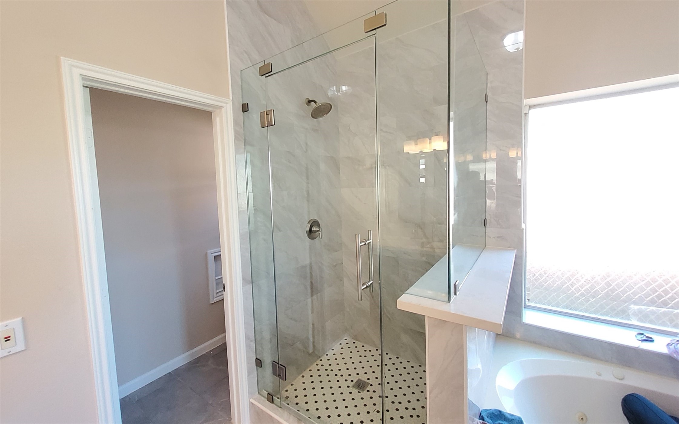 2906 Humble Drive Manvel, TX 77578 - Photo 18 of 34 a bathroom with a shower and toilet