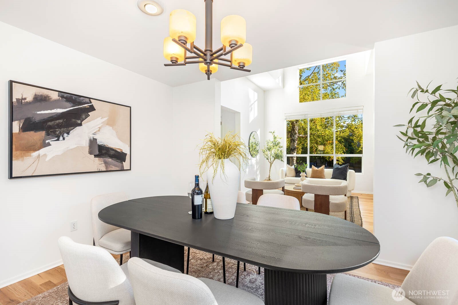 4922 Southwest Hudson Street Seattle, WA 98116 - Photo 9 of 37 a view of a dining room with furniture window and outside view