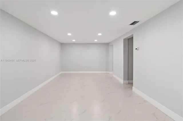 a view of empty room