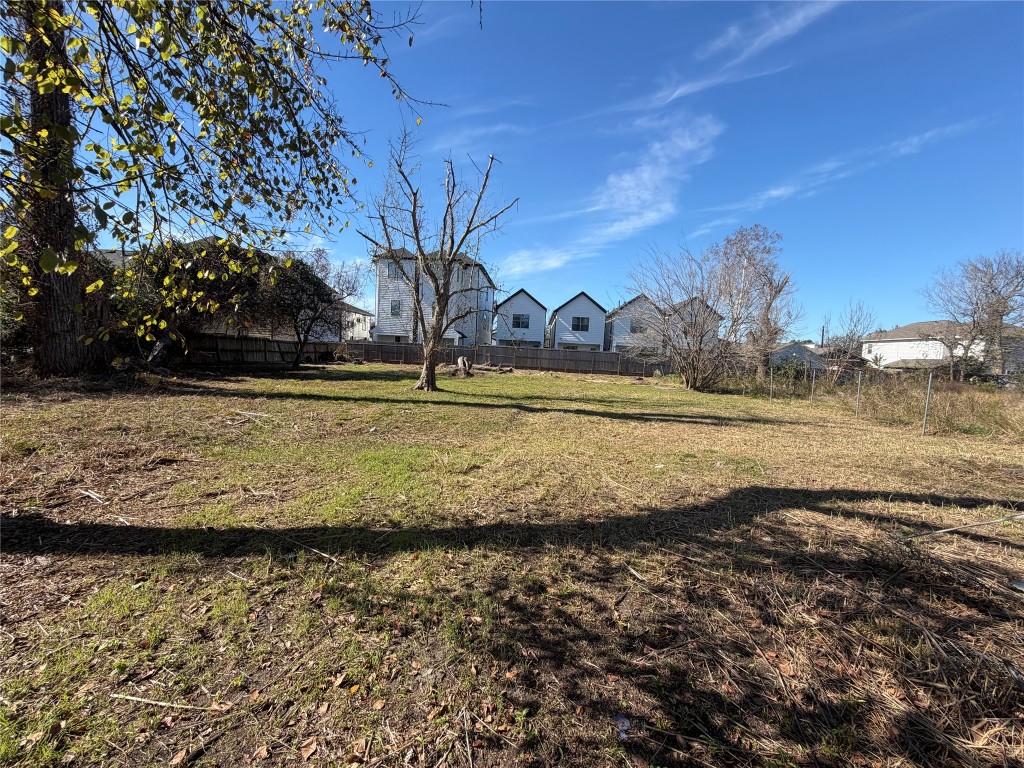 0 Yale Houston, TX 77018 - Photo 5 of 5 a view of a yard with wooden fence