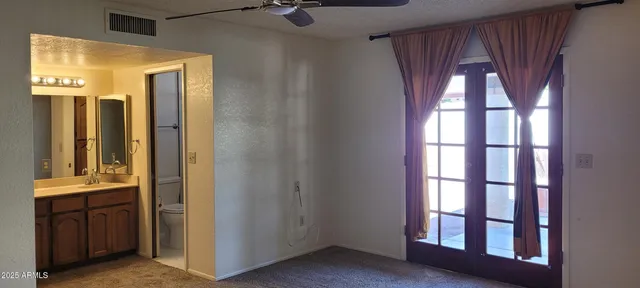 a view of front door