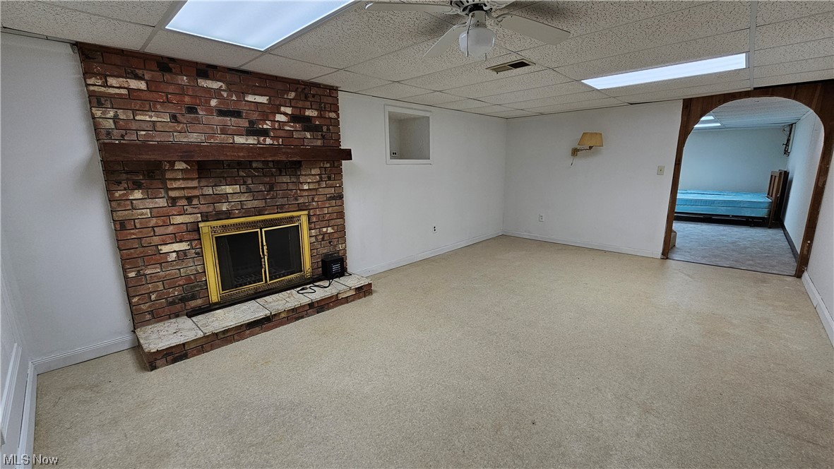 202 Ashtabula Point Rome, OH 44085 - Photo 28 of 41 Family room with Fireplace