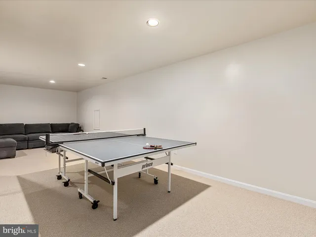 a room with furniture