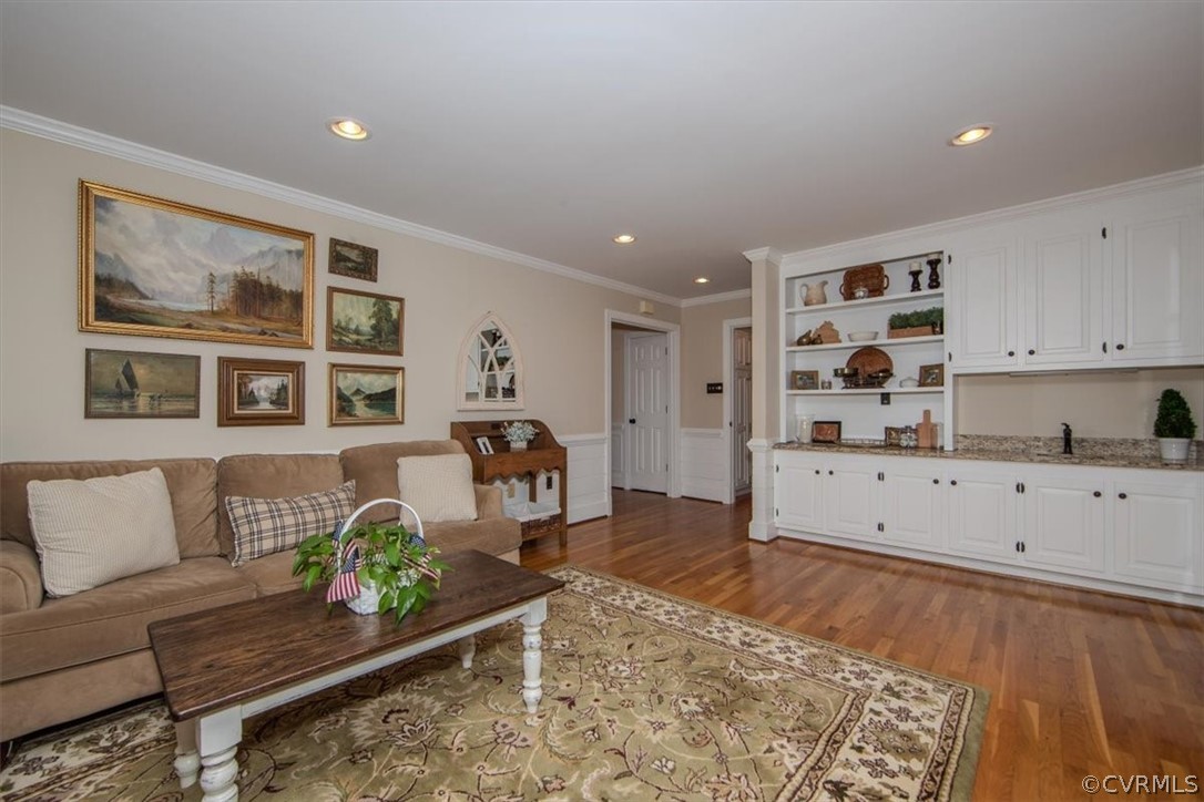 2610 Leafield Terrace Midlothian, VA 23113 - Photo 10 of 40 a living room with furniture and wooden floor