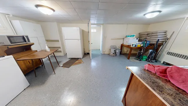 a view of storage and utility room