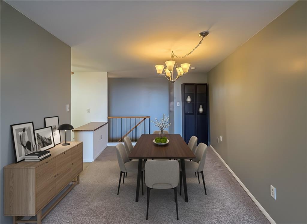 1160 Bower Hill Road, Unit 700C Pittsburgh, PA 15243 - Photo 15 of 35 a view of a dining room with furniture and wooden floor
