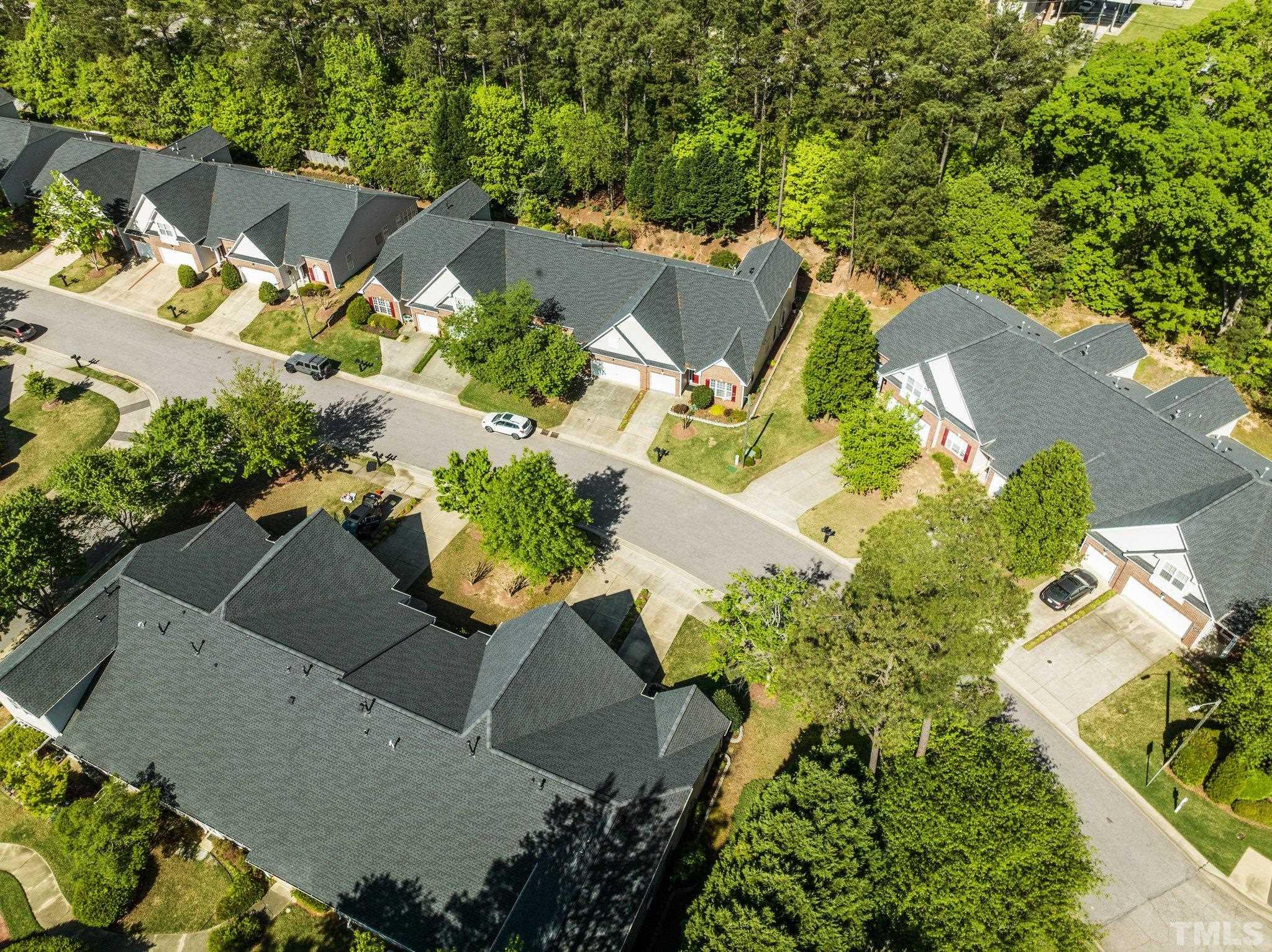10507 Dapping Drive Raleigh, NC 27614 - Photo 38 of 38 an aerial view of a house with a yard