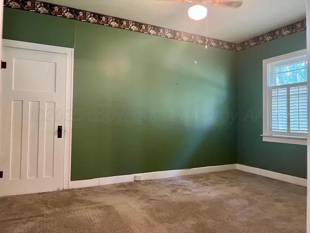 a view of a livingroom with a window