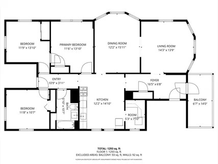 a picture of a floor plan