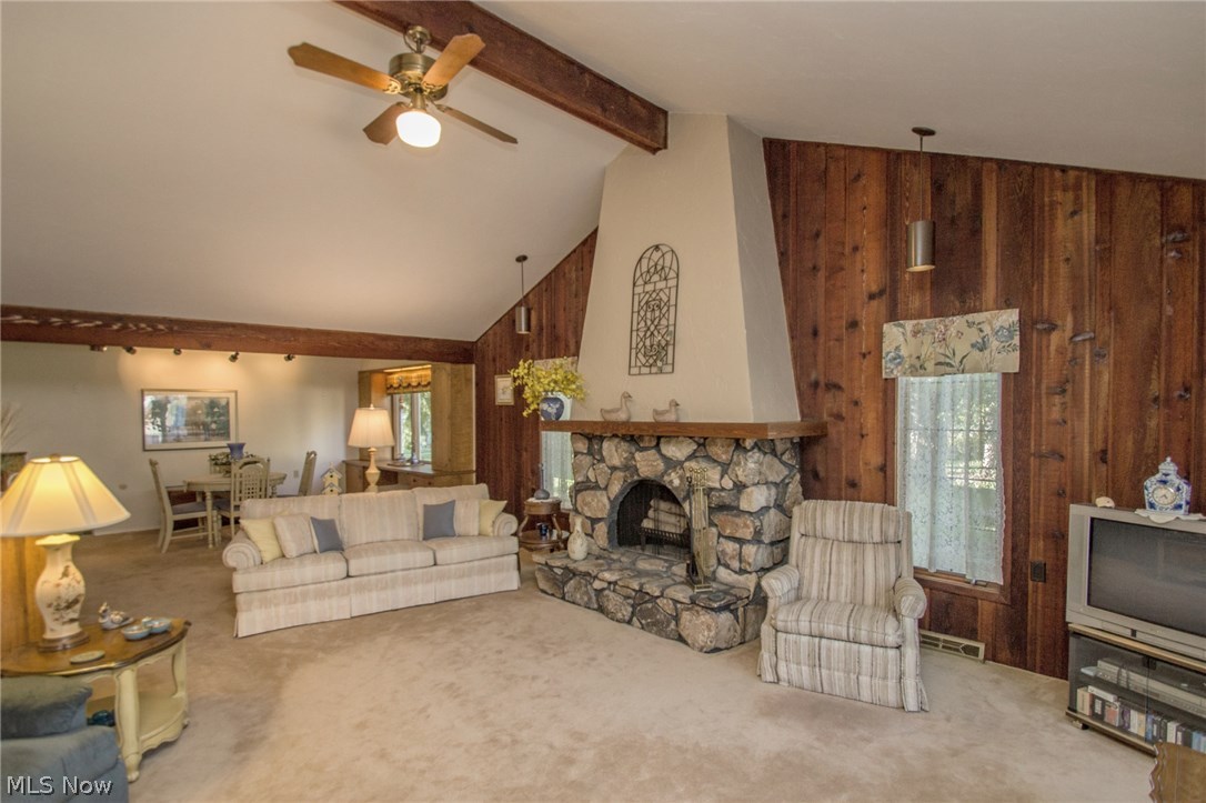 516 Sprague Road Berea, OH 44017 - Photo 3 of 25 Great place to entertain or just cozy up by the fire.