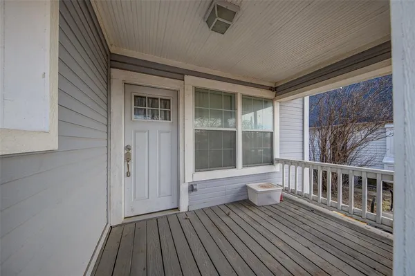 a view of a house with a porch
