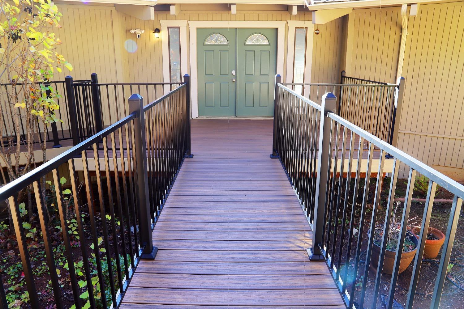 1870 Cable Road Camino, CA 95709 - Photo 5 of 36 a view of a balcony with wooden floor