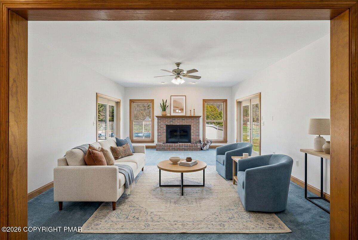 2506 Red Fox Lane Stroudsburg, PA 18360 - Photo 6 of 62 Virtually Staged - Family Room