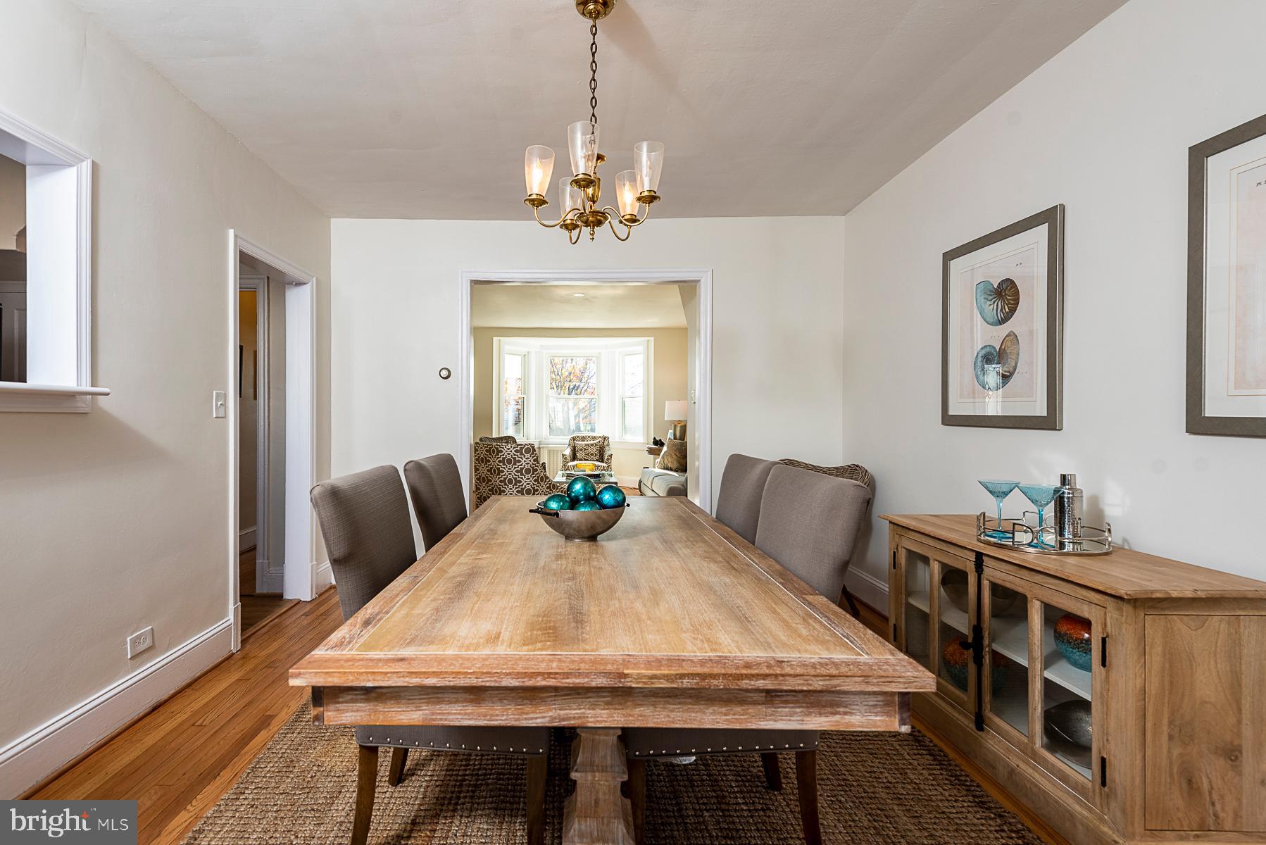 437 Decatur Street Northwest Washington, DC 20011 - Photo 11 of 42 Spacious dining room with hardwood floors