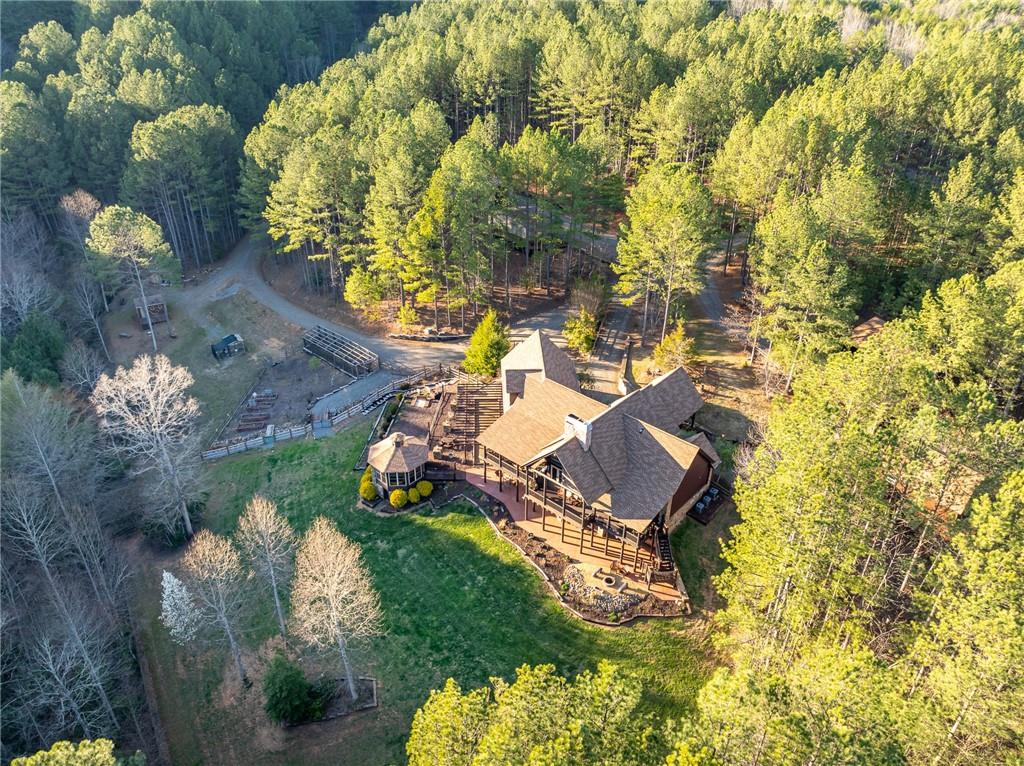 415 Kestrel Rdg Circle Murphy, NC 28906 - Photo 12 of 104 a aerial view of a house with yard swimming pool and outdoor seating