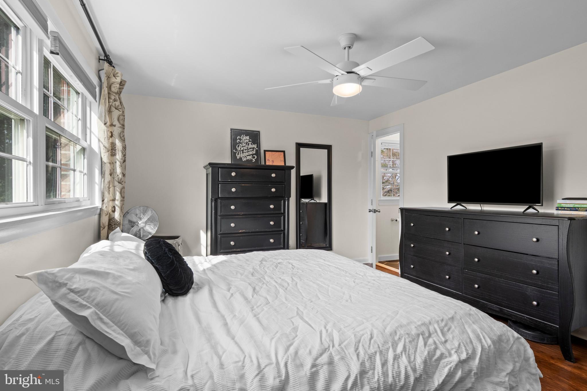 502 Ridge Avenue Kennett Square, PA 19348 - Photo 31 of 60 a bedroom with a bed and a flat screen tv