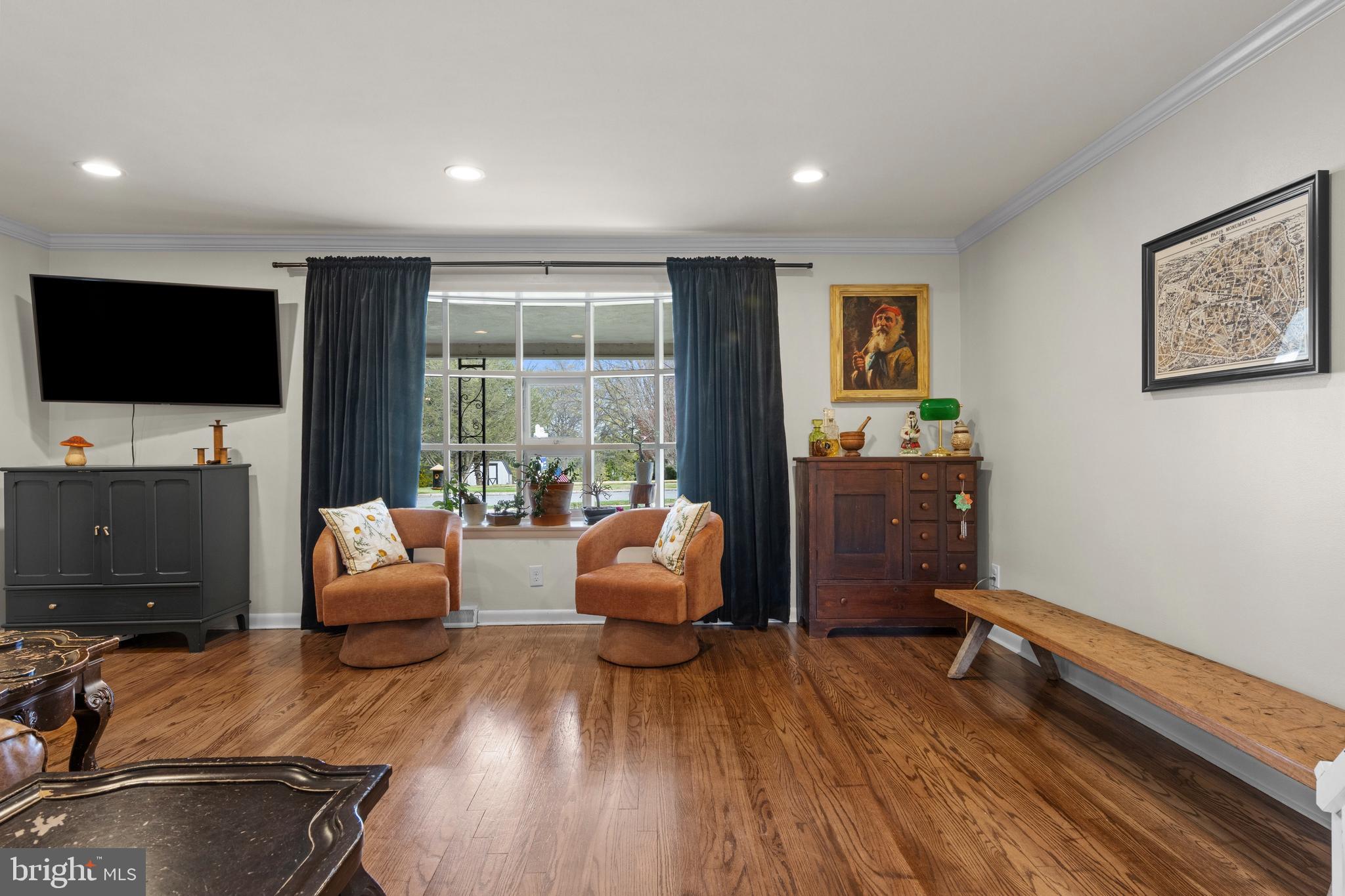 502 Ridge Avenue Kennett Square, PA 19348 - Photo 6 of 60 a living room with furniture and a flat screen tv