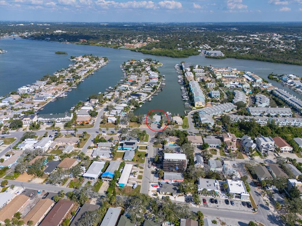 711 East Gulf Boulevard Indian Rocks Beach, FL 33785 - Photo 33 of 35 an aerial view of a city with mountains