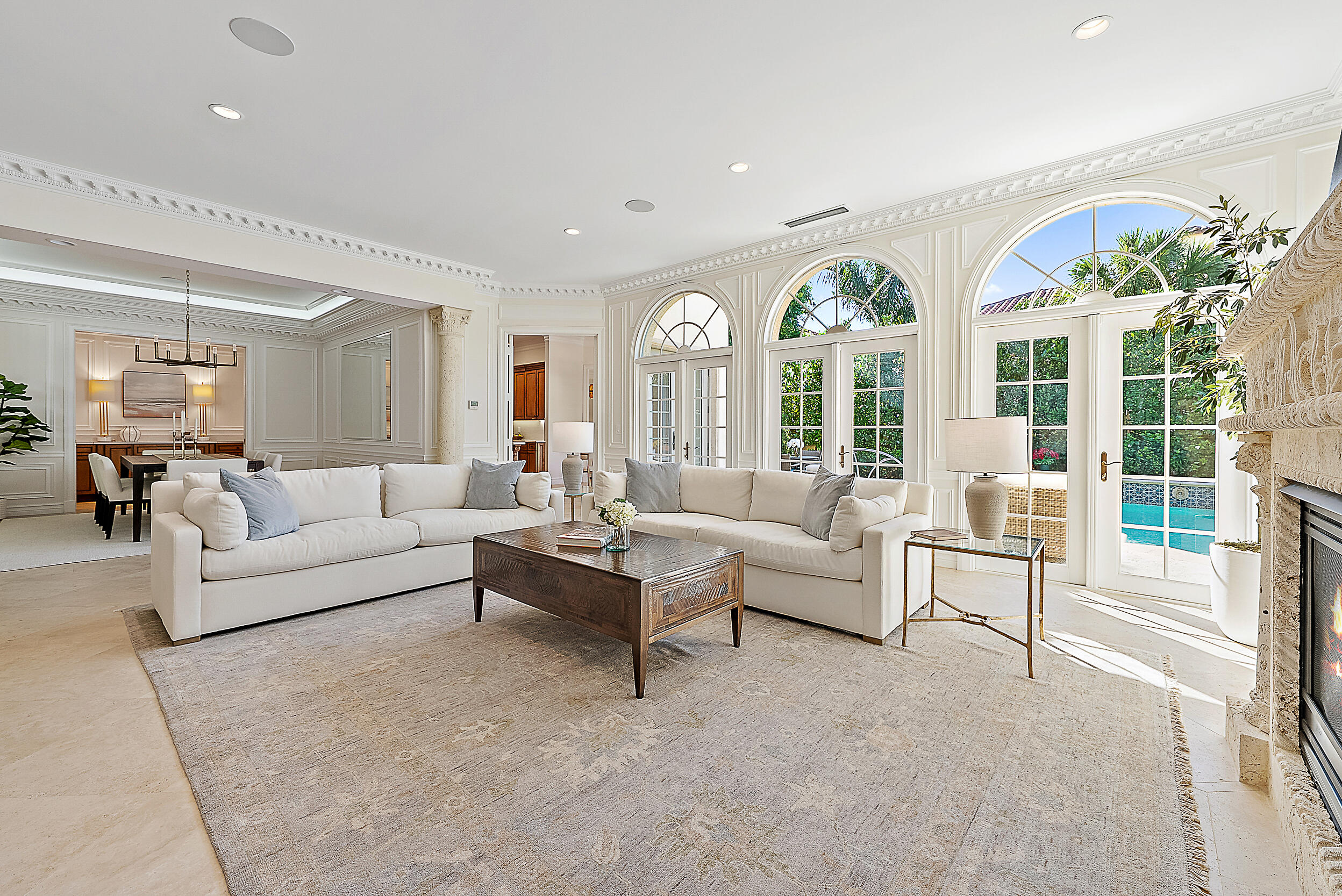 314 Chilean Avenue Palm Beach, FL 33480 - Photo 10 of 46 a living room with furniture and a large window