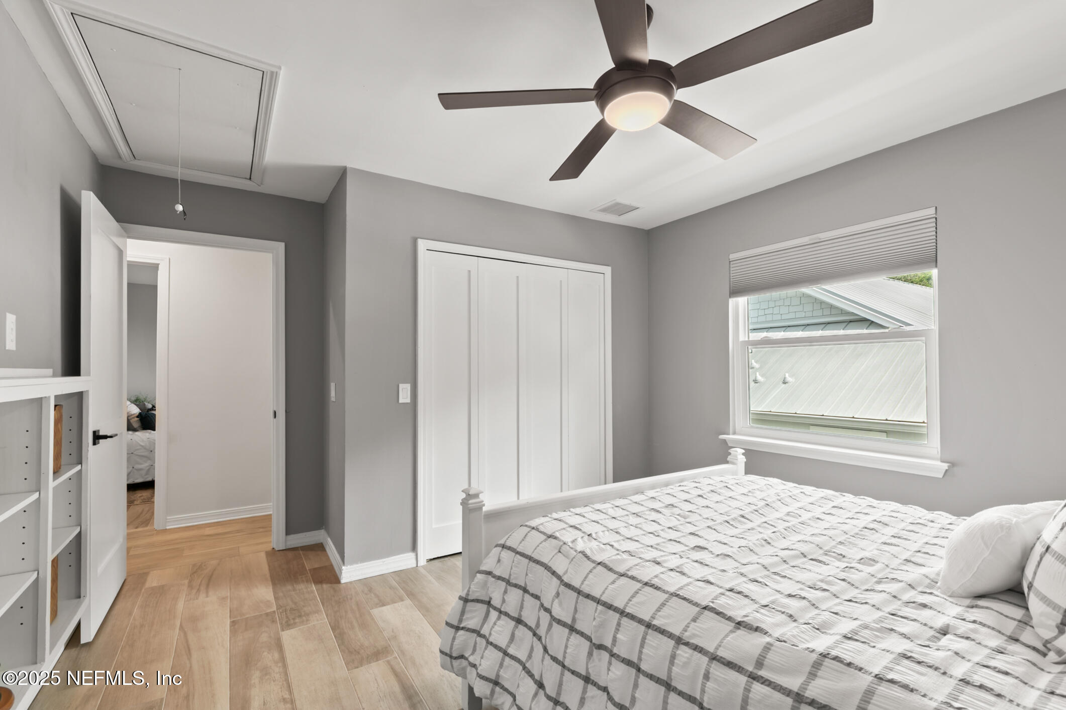 2341 Fiddlers Lane Atlantic Beach, FL 32233 - Photo 60 of 87 a bedroom with a bed and a window