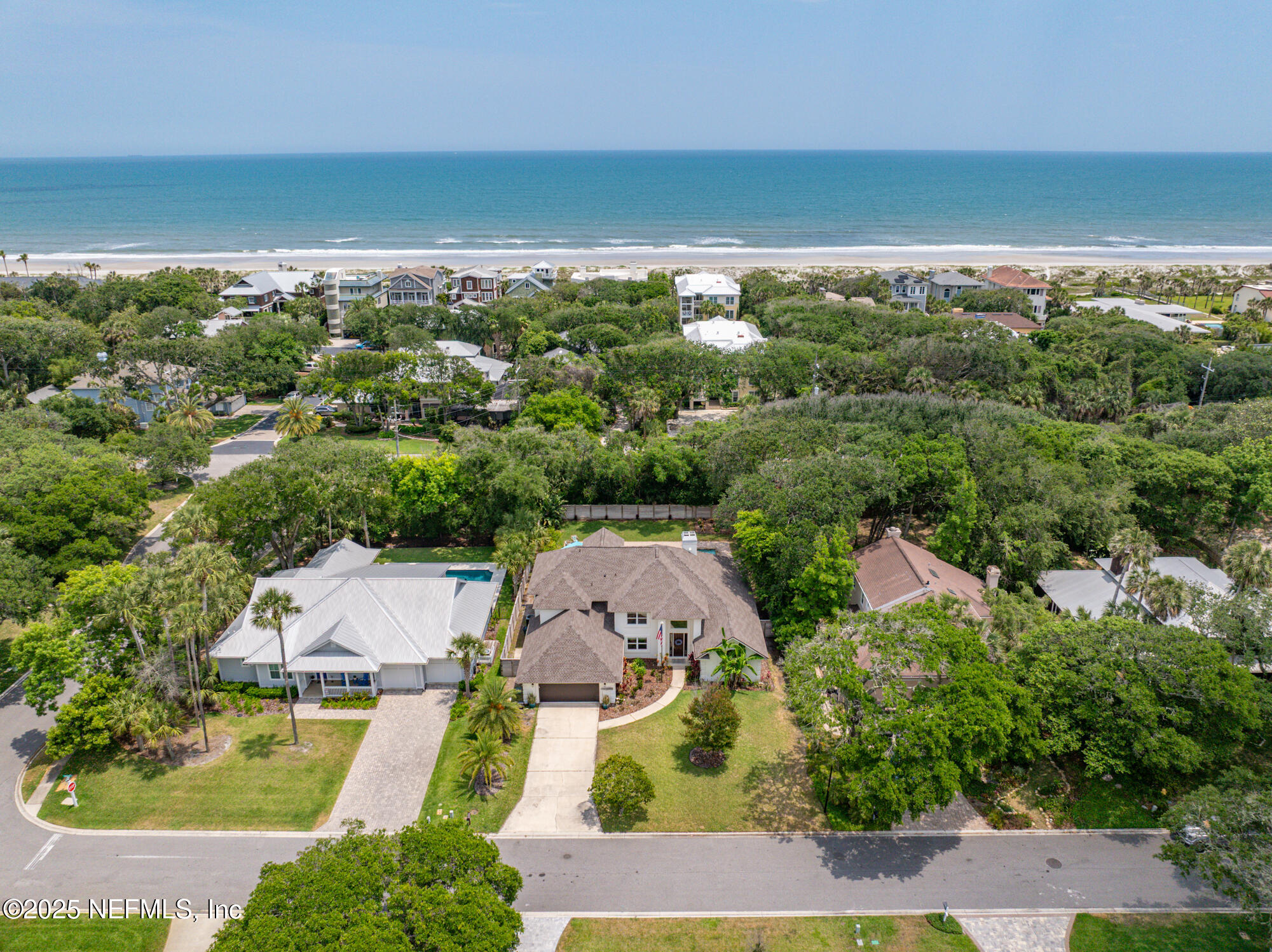 2341 Fiddlers Lane Atlantic Beach, FL 32233 - Photo 80 of 87 an aerial view of residential houses with outdoor space and street view