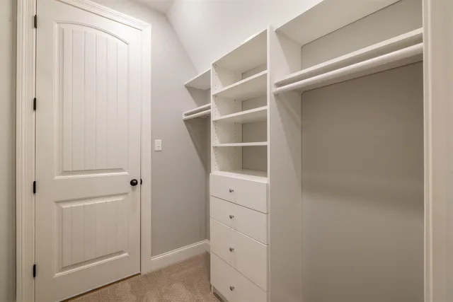 a view of walk in closet