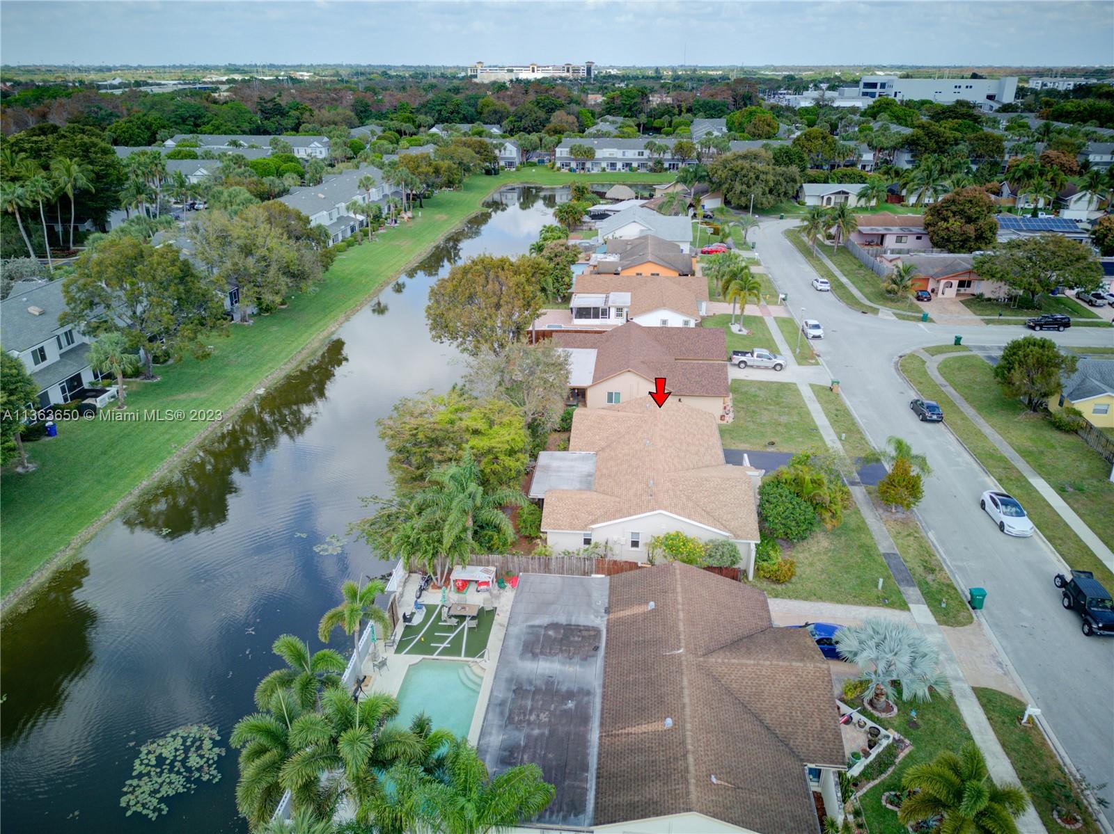 Coral Gate Margate, FL 33063 - Photo 16 of 16 an aerial view of residential houses with outdoor space