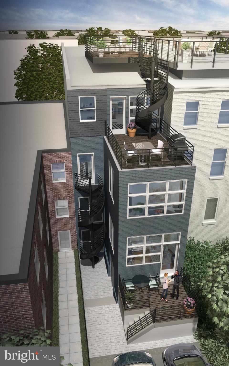 1817 Riggs Place Northwest, Unit 2 Washington, DC 20009 - Photo 20 of 21 Exterior (Rear)
