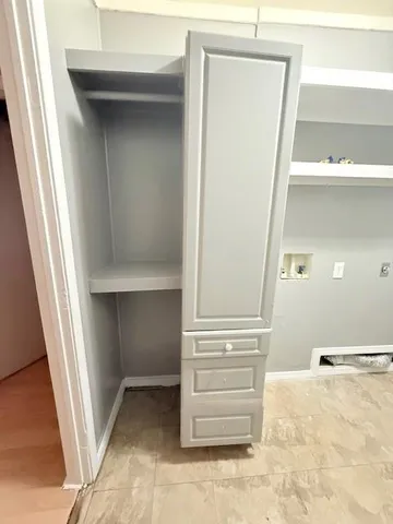 a view of walk in closet