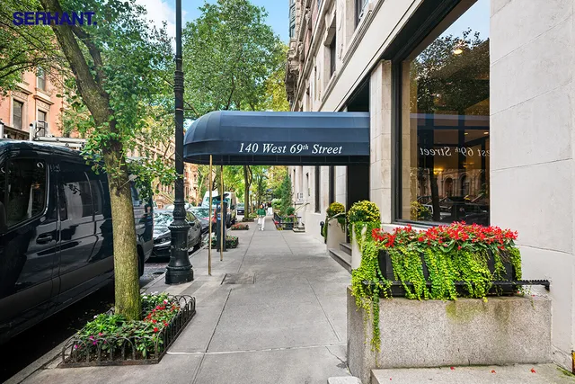 a view of a building with garden