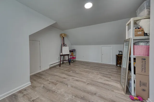 a view of livingroom with furniture and wooden floor