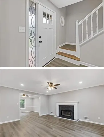 a view interior of the house