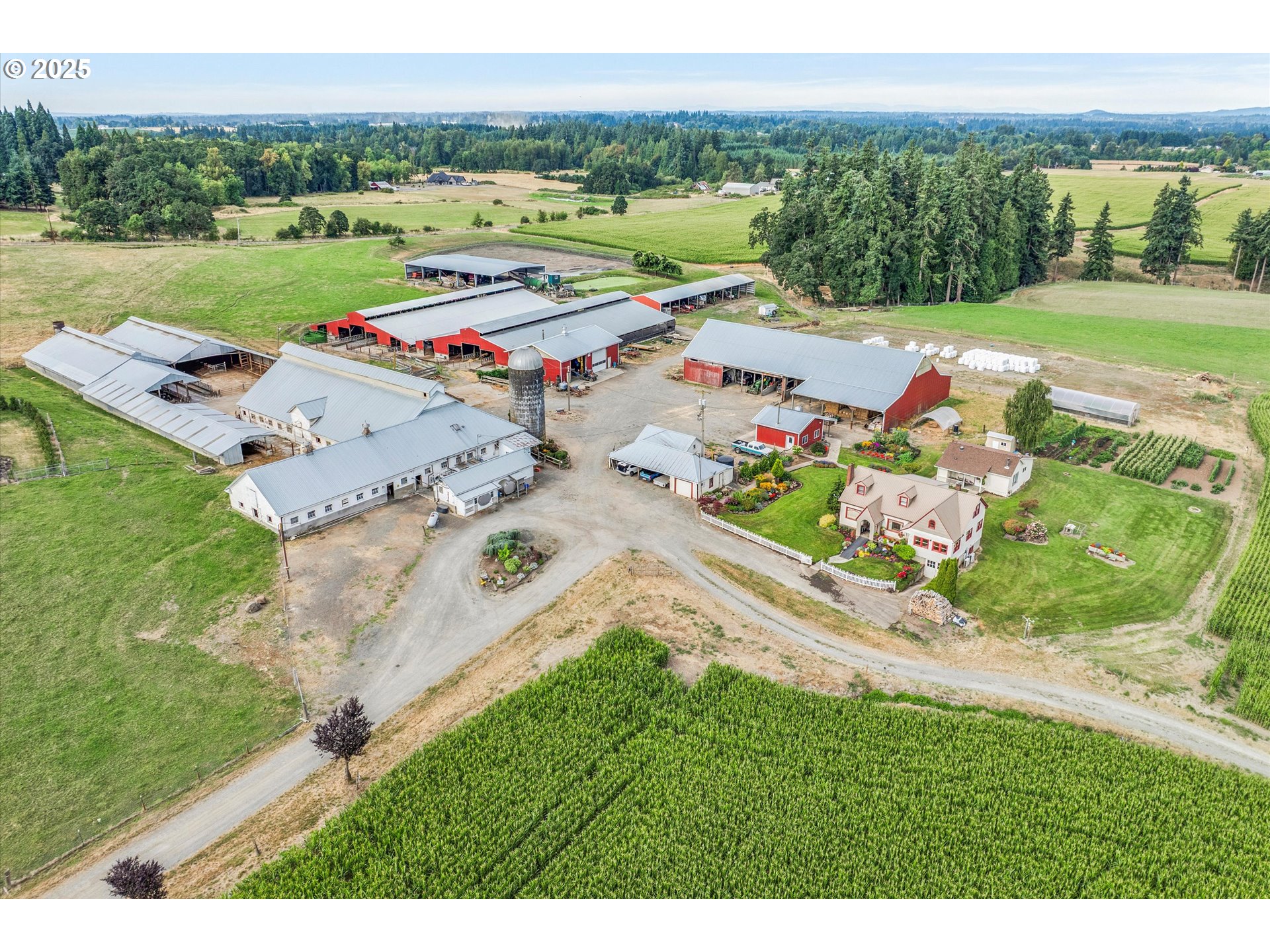 21303 South Central Point Road Oregon City, OR 97045 - Photo 4 of 48 a aerial view of a house with big yard