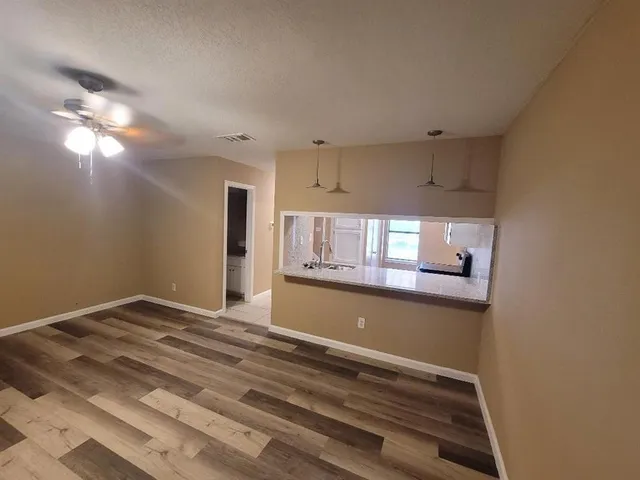 a view of kitchen and window